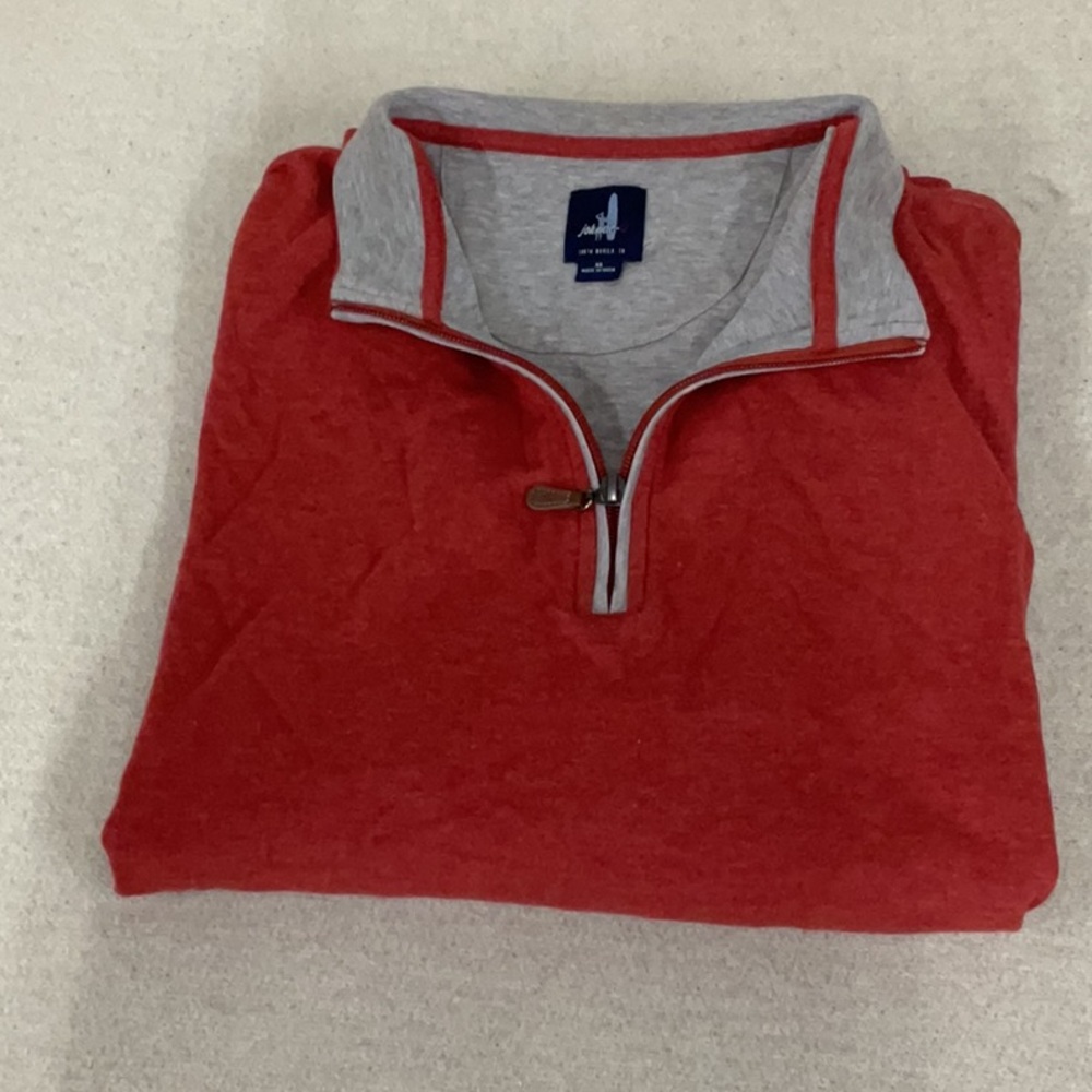 EUC Mens long sleeve Johnnie-0 1/4 zip pullover shirt